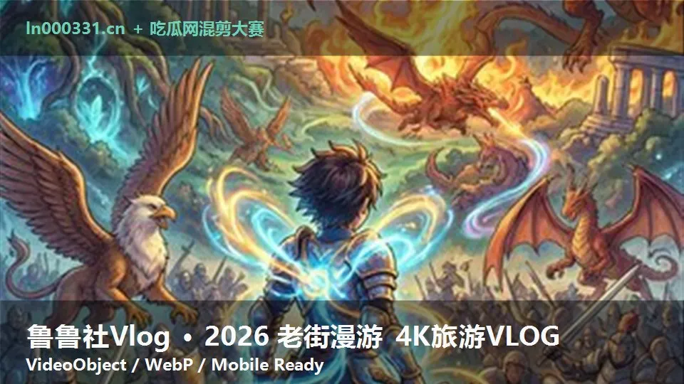 鲁鲁社Vlog · 2026 老街漫游 4K旅游VLOG