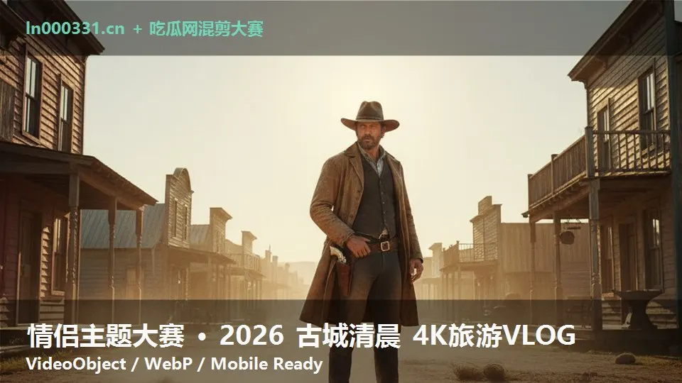 情侣主题大赛 · 2026 古城清晨 4K旅游VLOG