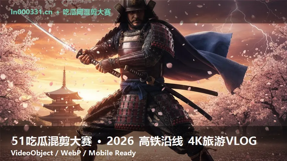 51吃瓜混剪大赛 · 2026 高铁沿线 4K旅游VLOG
