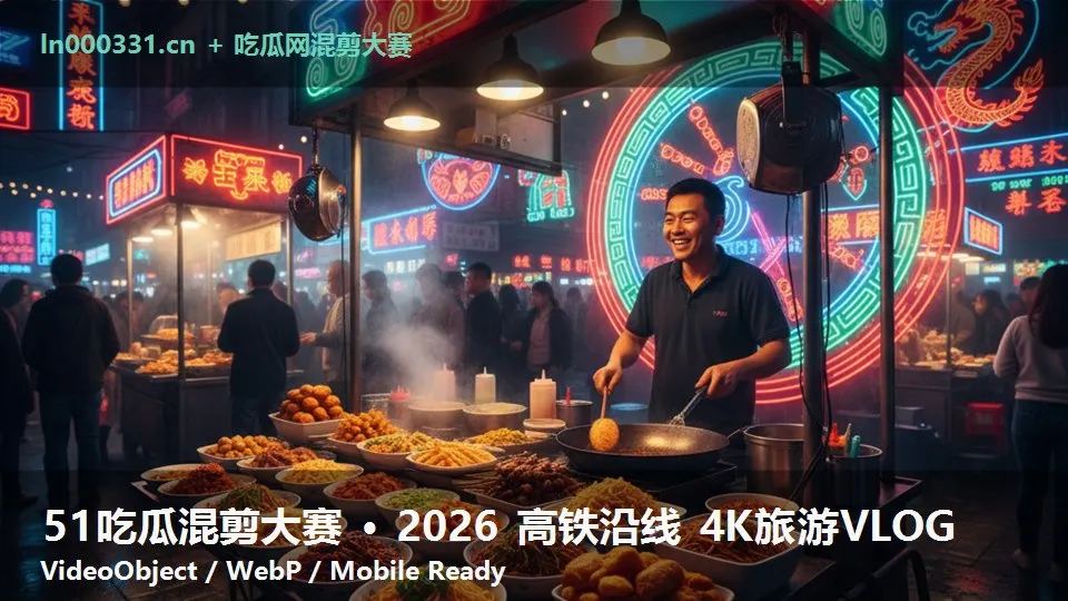 51吃瓜混剪大赛 · 2026 高铁沿线 4K旅游VLOG
